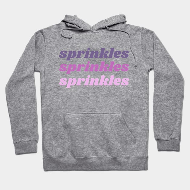 Violet Sprinkles Hoodie by butter bakery inc